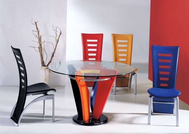 Colorful Modern Dining Chairs for Small Spaces
