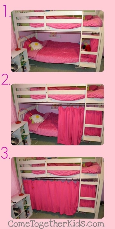 Come Together Kids: The 5-Minute, No-Sew Bottom Bunk Fort | Bottom bunk ...