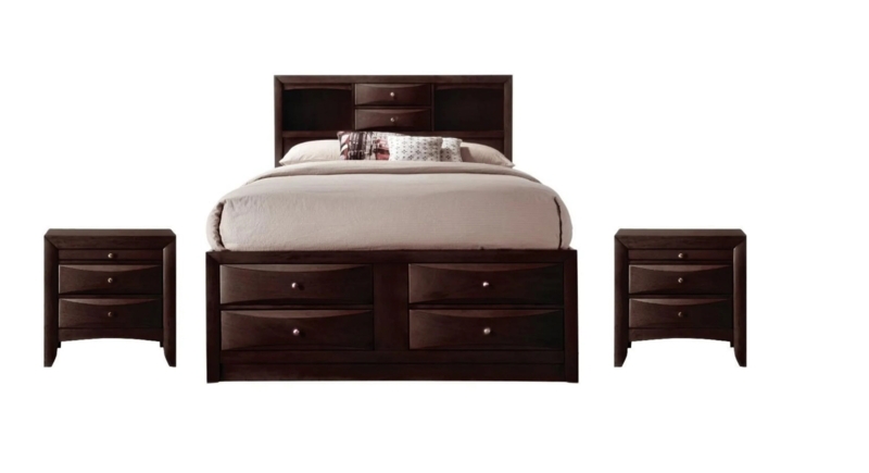 Contemporary King Size Captains Bed with Storage Drawers