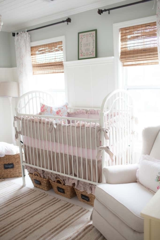 Cozy Nursery with Smart Under-Crib Storage
