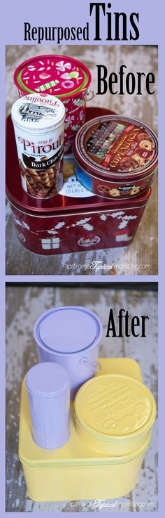 Creative Repurposed Tins for Stylish Storage