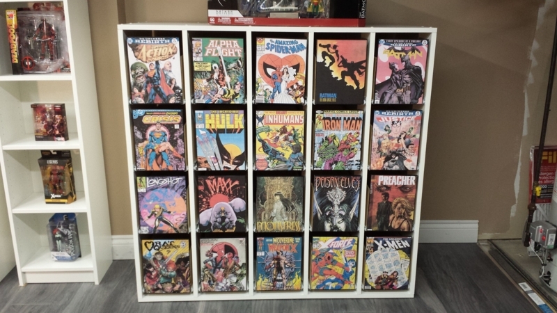 Custom Comic Book Display Cabinet with Glass Fronts