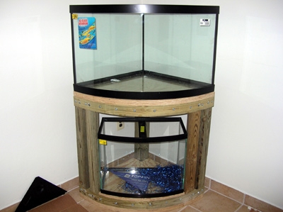 Custom Corner DIY Aquarium Stand Ideas