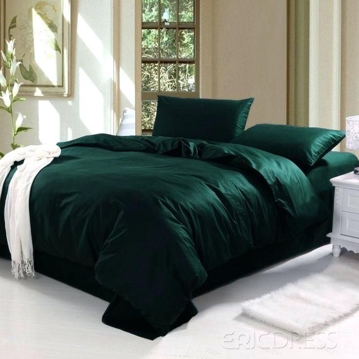 Dark Green Bedding Sets Marvelous Emerald Duvet Covers Set Home ...