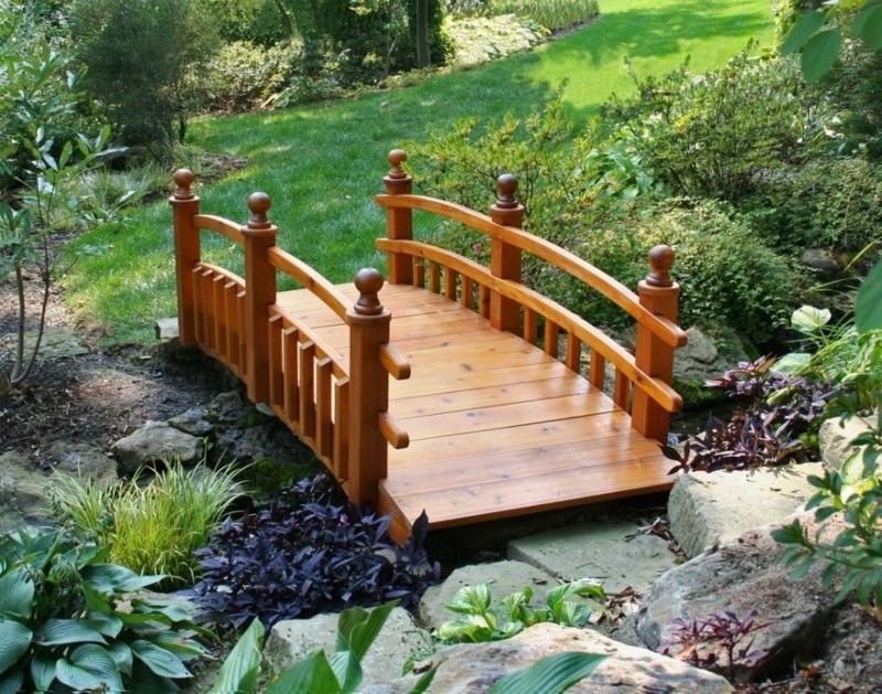 Japanese Style Garden Bridges