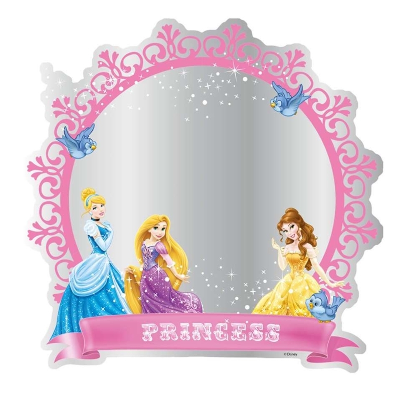 Disney Princess Themed Decorative Kids Mirror