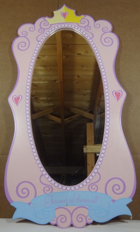DIY Disney Princess Themed Decorative Mirror