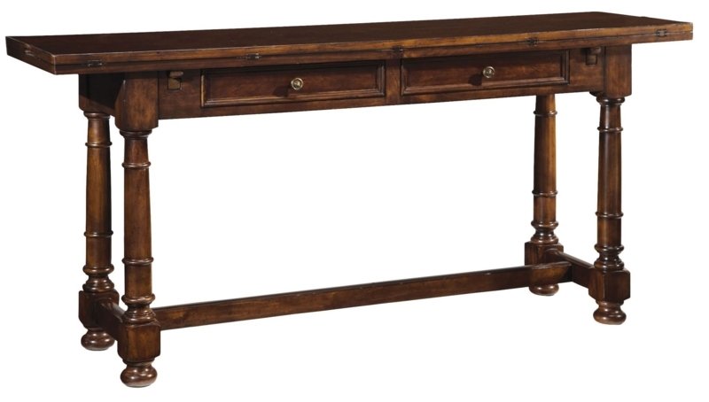 Egerton Flip Top Console Table Classic Wood Design