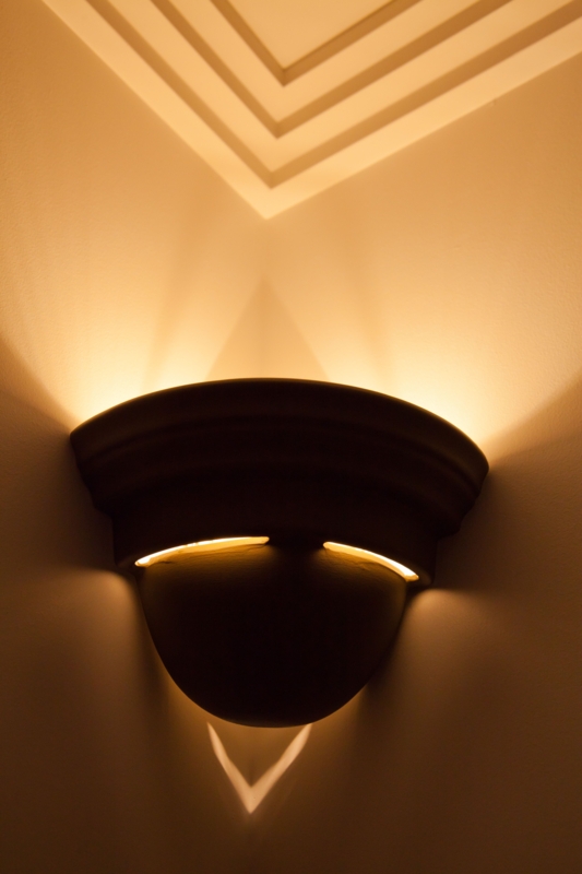 Elegant Corner Wall Sconce Lighting Design