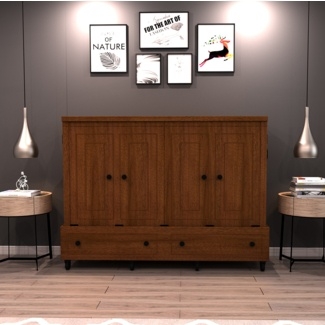 Elegant Free Standing Murphy Bed in Modern Room
