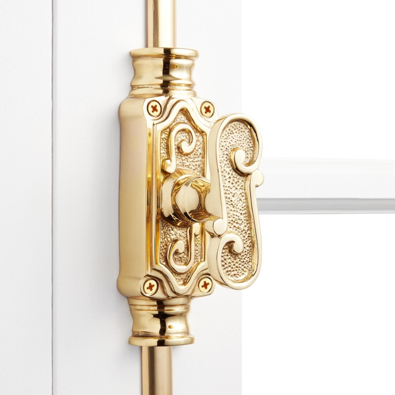 Elegant Gold Cremone Bolt French Door Hardware