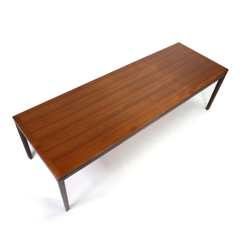 Elegant Long Narrow Wooden Coffee Table Design