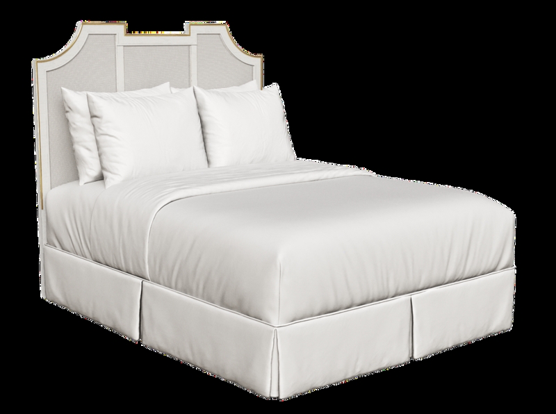 Elegant Nantucket Queen Upholstered Headboard Design