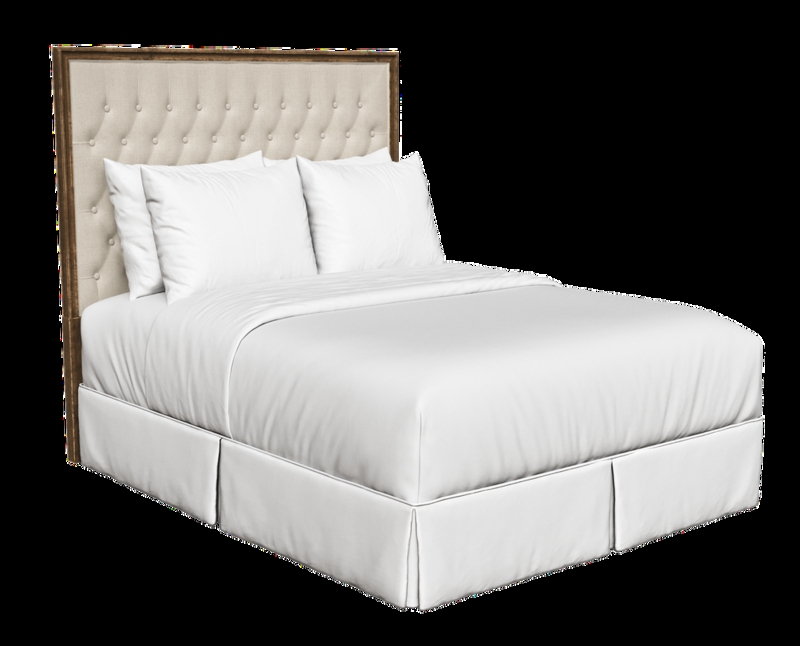 Elegant Stratton King Upholstered Headboard Bed