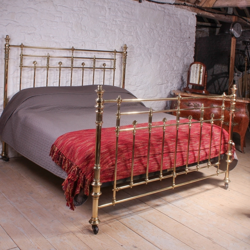 Elegant Super King Size Brass Bed Frame
