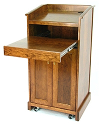 Elegant Wooden Hostess Stand for Restaurants
