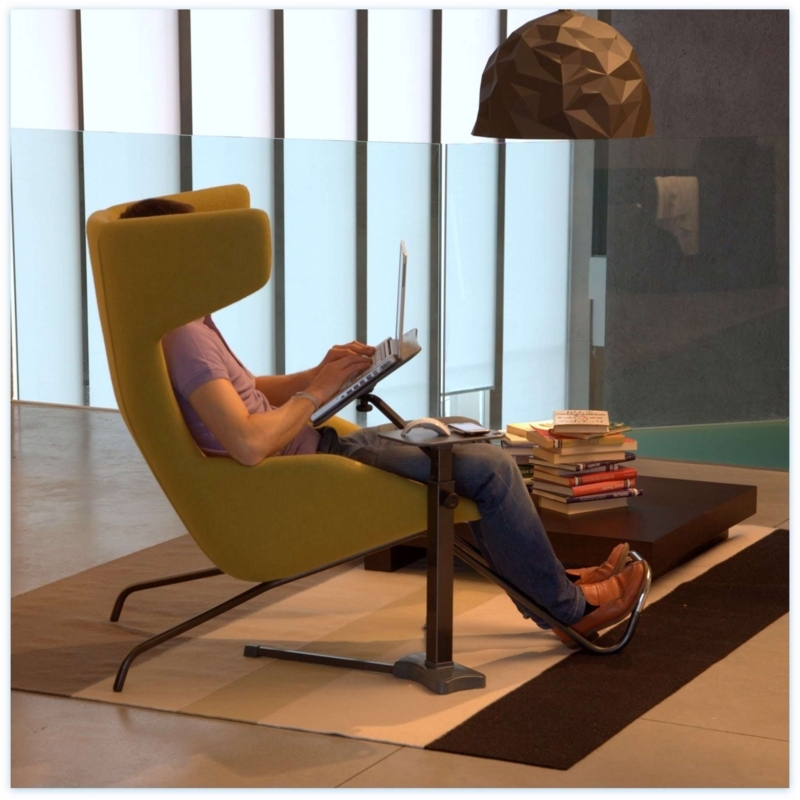 Ergonomic Armchair to use laptop at home - Lounge-tek