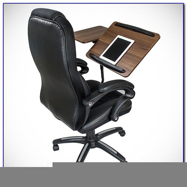 Ergonomic Office Chair with Adjustable Desk Attachment