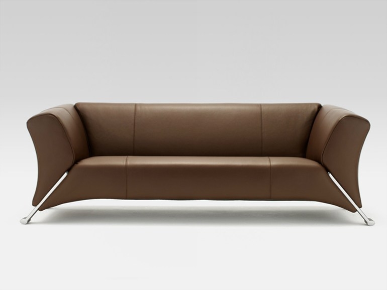 Extraordinary Brown Modern Style Rolf Benz Sofa Metal Frame -