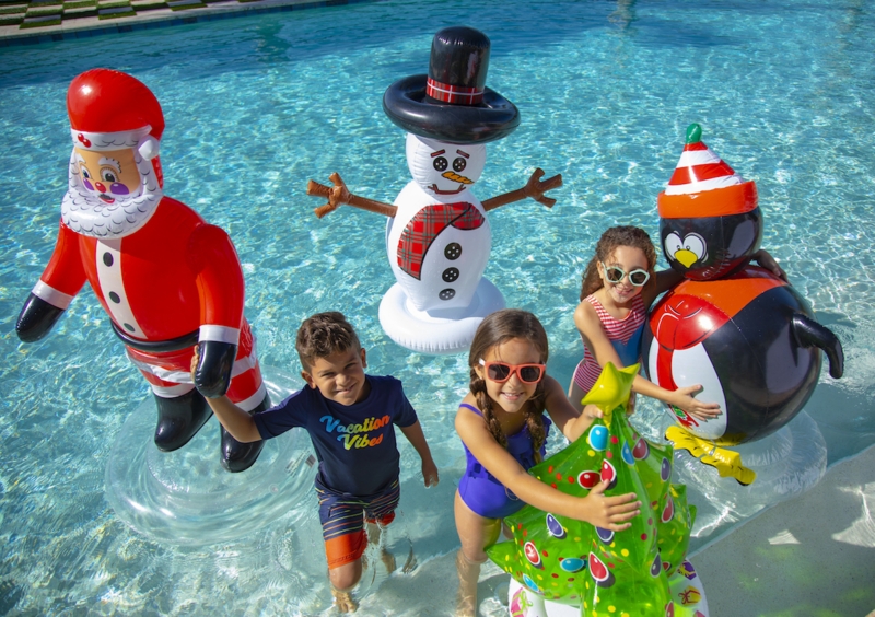 Christmas Pool Floats