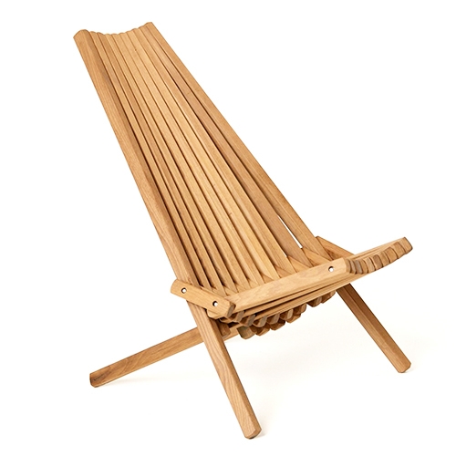 Folded Wooden Chair For Your Sauna Or Garden - 100% Handwork