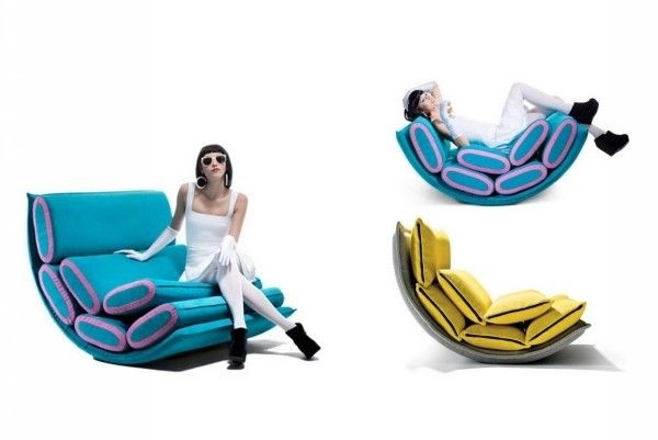 Futuristic Modular Sofa by Jonas Jurgaitis
