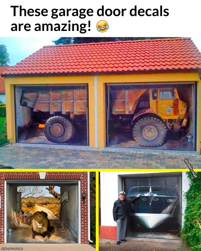 Garage Door Decals : r/OddityMall