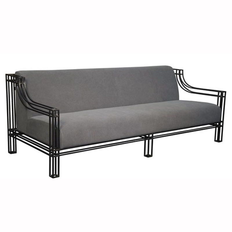 Geometric Metal Sofa | Sofa furniture, Furniture, Metal sofa