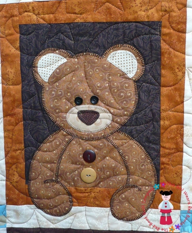 Handmade Teddy Bear Baby Quilt Pattern Design