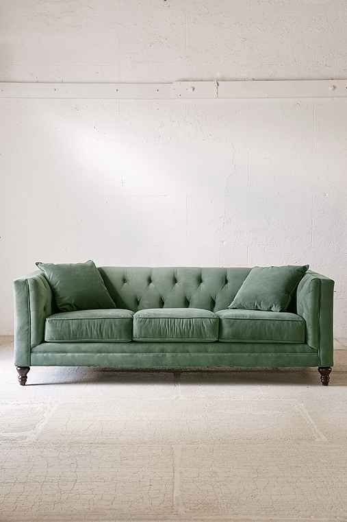 Homeku: Sage Green Microfiber Sectional Sofa : Home Decorators ...