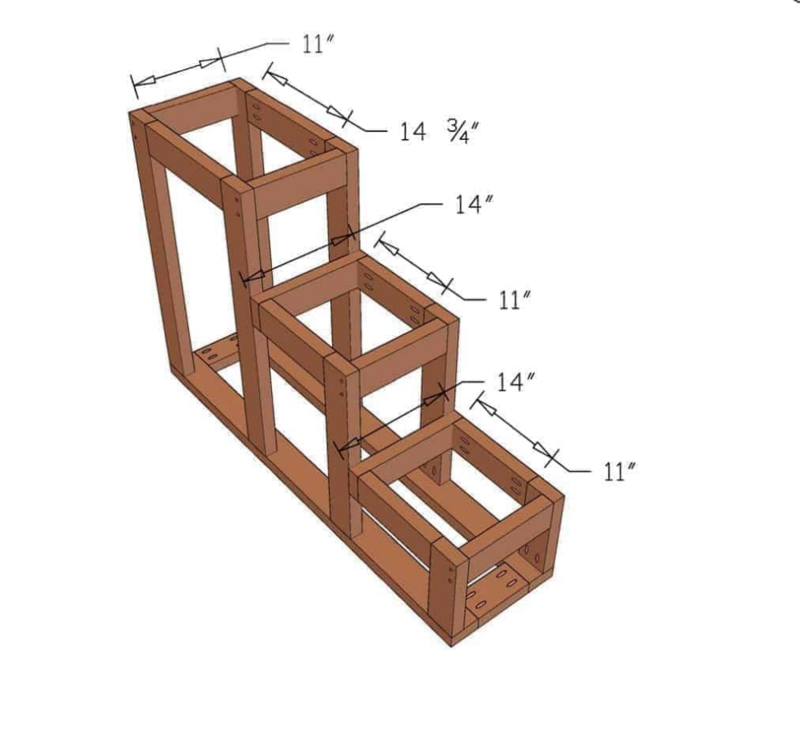 How to Build a DIY Bunk Bed with Stairs - TheDIYPlan | Diy bunk bed ...