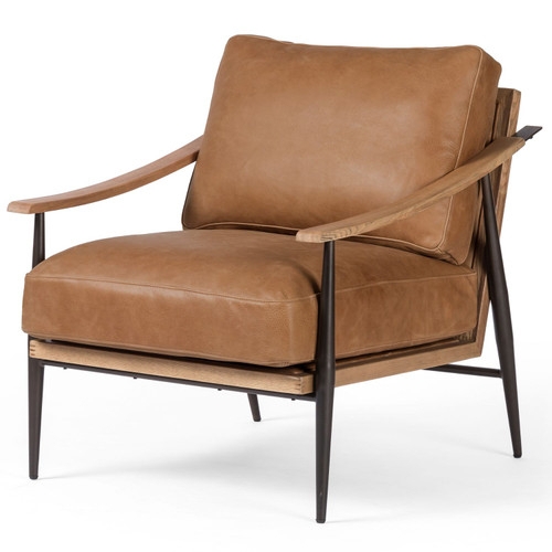 Kennedy Palermo Cognac Leather Chair | Zin Home