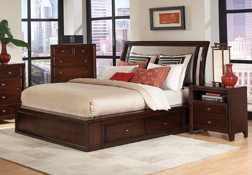 King-Size Captains Bed with Storage Drawers