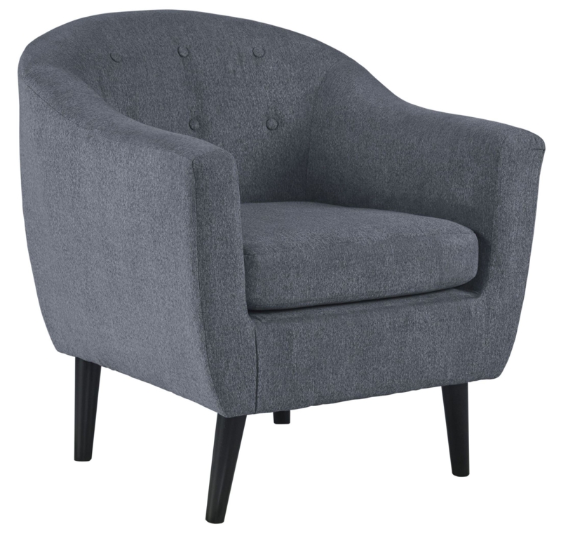Klorey Denim Gray Modern Accent Chair