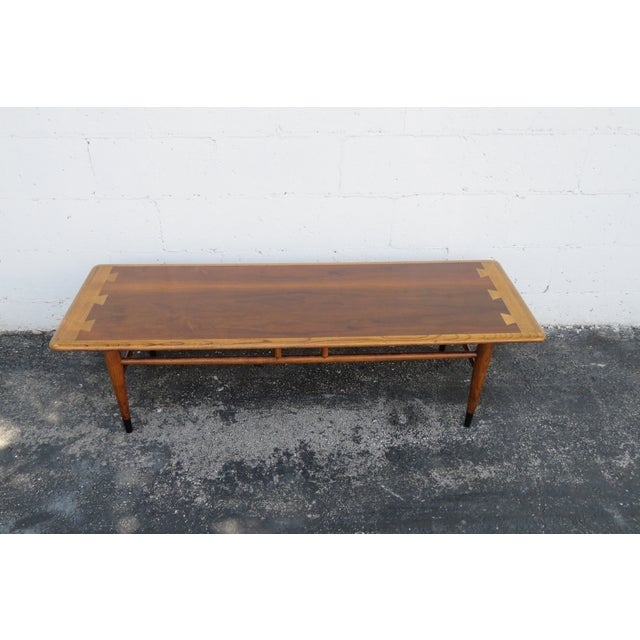 Lane Acclaim Mid Century Modern Narrow Coffee Table