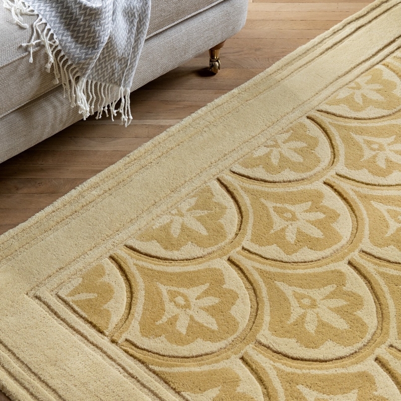 Laura Ashley Catarina Gold Decorative Rug