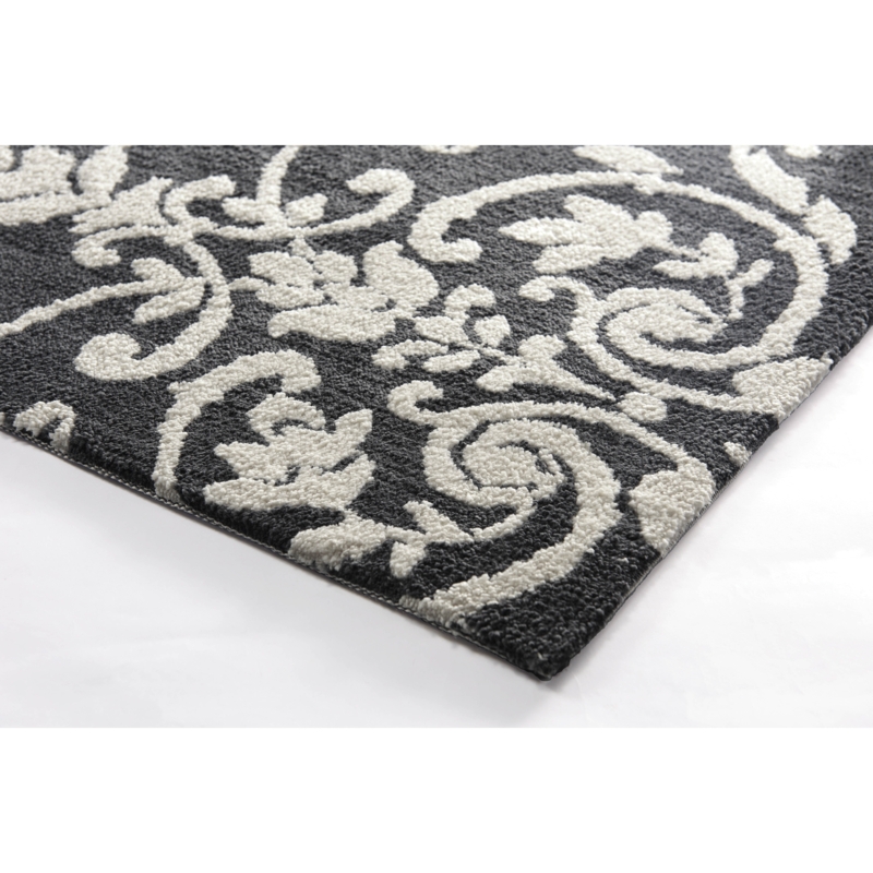 Laura Ashley Home Halstead Gray Floral Area Rug