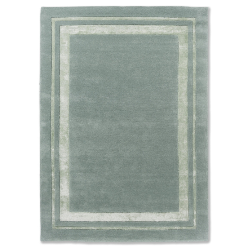Laura Ashley Redbrook Duck Egg Border Rug