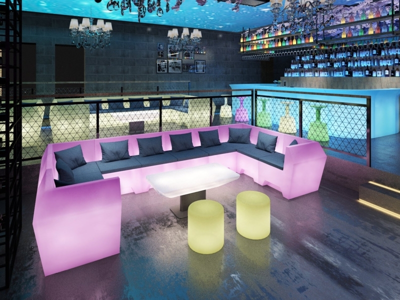 LED Sofa | Best LED couches with LED panel lights | Colorfuldeco