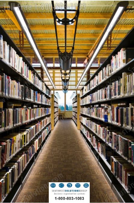 Library Stack Lighting | LED Lights for Book Shelving Ranges