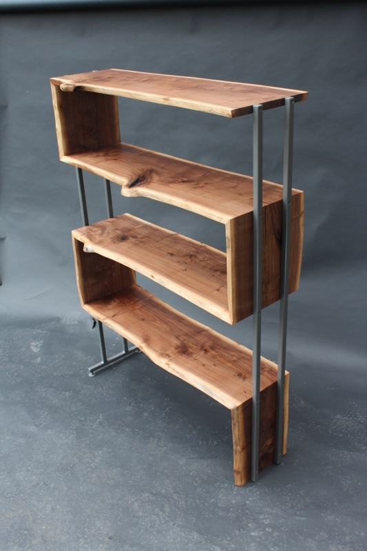 Live Edge Bookcases