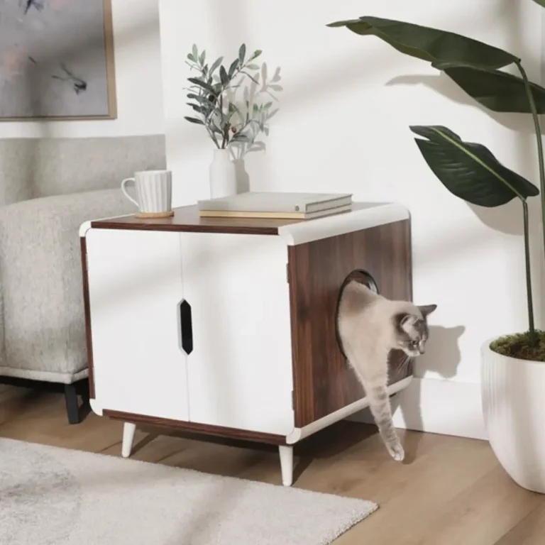 Mid-Century Modern Cat Furniture Blending Style and Function
