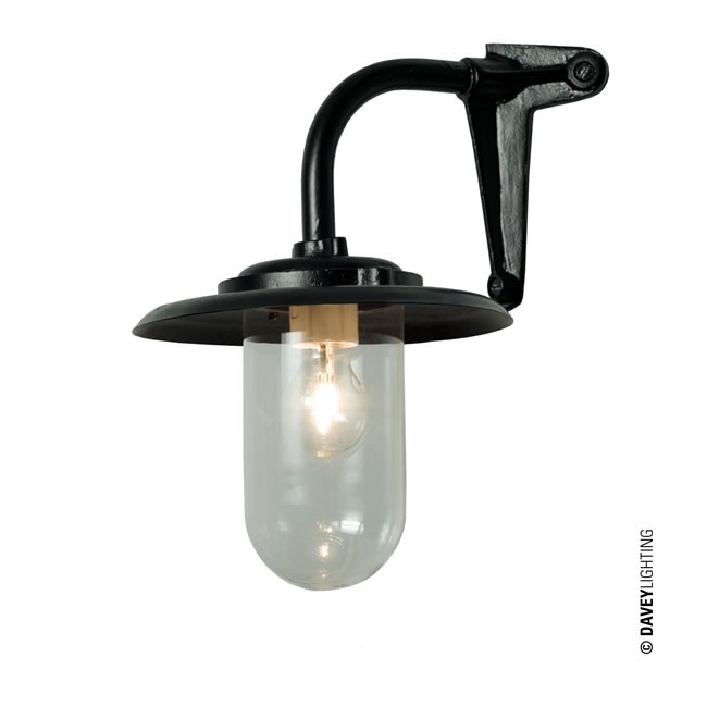 Modern Black Outdoor Corner Wall Light Fixture