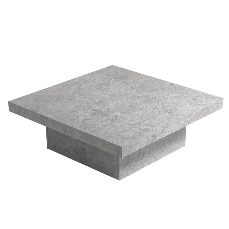 Modern Concrete Square Coffee Table Design