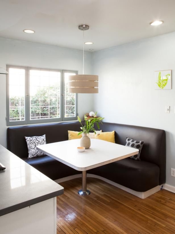 Modern Corner Booth Kitchen Dining Set