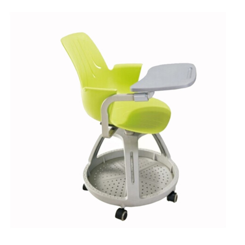 Modern Folding Armchair with Attached Writing Board