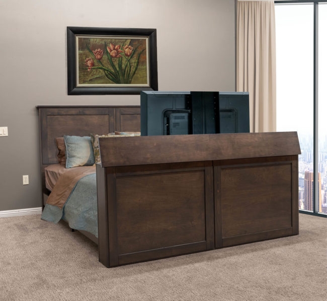 Modern Hudson TV Bed with Lift Mechanism