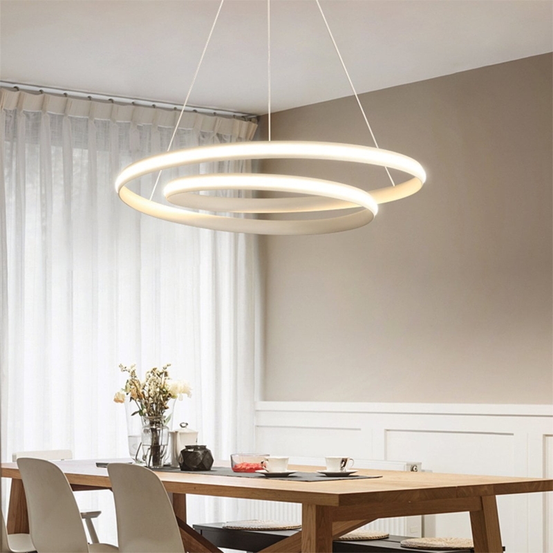 Modern LED Ring Pendant Ceiling Light Chandelier