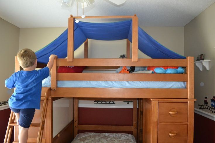 Modern Low Budget Kids Bunk Bed Room Design