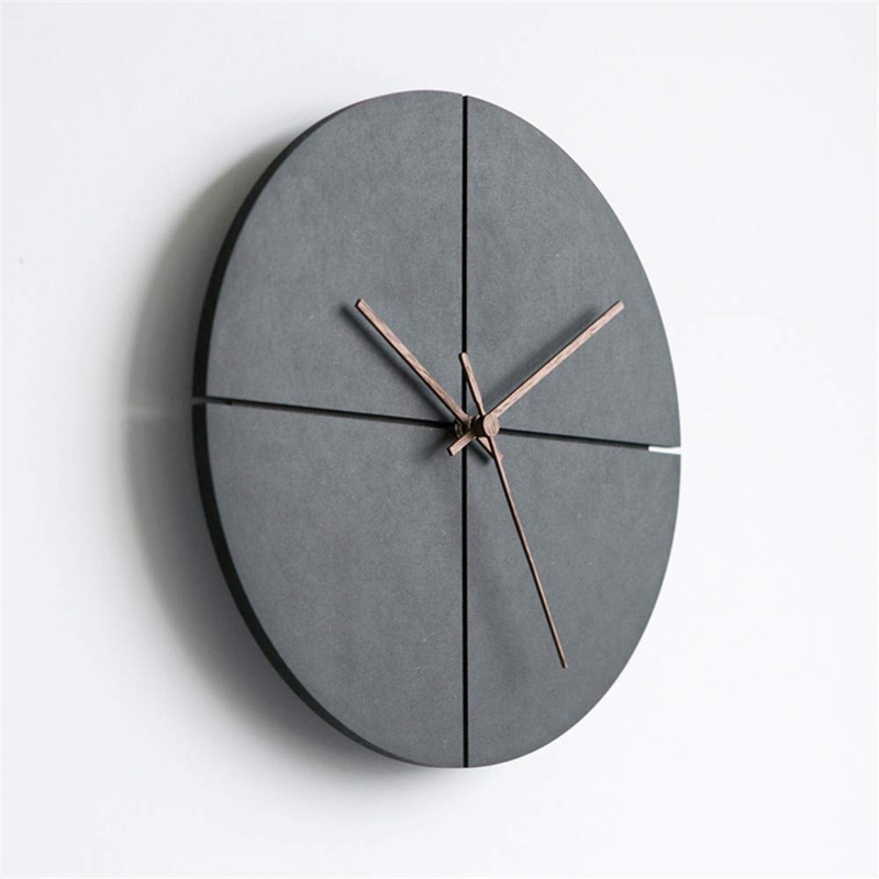 Modern Minimalist Black Wall Clock Design
